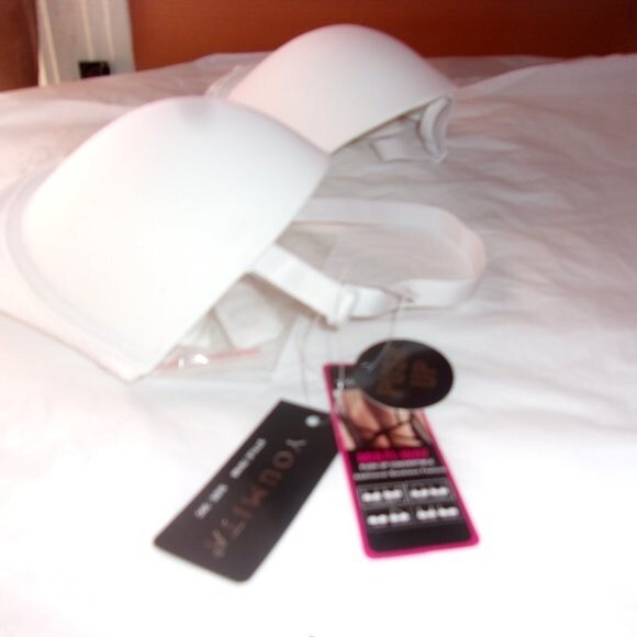 Youmita White Demi 40C Bra w/ Multiway Strap NWT - Picture 10 of 12